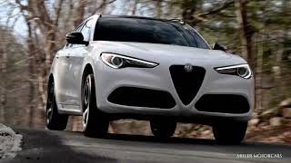 NEW 2022 Alfa Romeo Stelvio Ti Walk Around and Drive Review [upl. by Gardiner759]