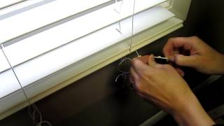 How to shorten Faux blinds [upl. by Wiltshire615]