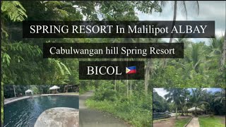 Spring Resort in Malilipot ALBAY Bicol Philippines Cabulwangan Hill Spring Resort [upl. by Nnaeoj]