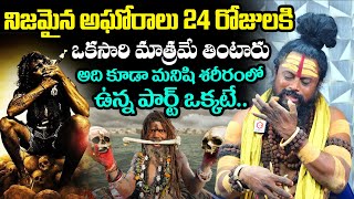 నిజమైన అఘోరాలు ఏం తింటారంటే  Shiva Rudra Guruji Reveals Shocking Facts About Aghora  NewsQube [upl. by Wilburn913]