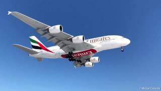 Emirates lands oneoff A380 at Warsaw Chopin Airport  Emirates Airline [upl. by Hafital]