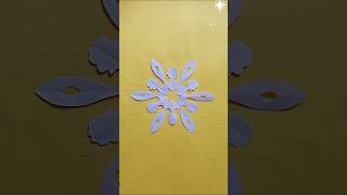 Paper snowflakes  how to make easy paper snowflakes papercrafts [upl. by Medina317]