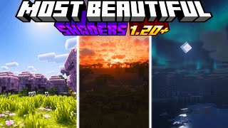 Top 5 Most Beautiful Shaders For Minecraft  120 [upl. by Drofnelg913]