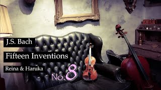 JS Bach  Invention No8 in F major BWV 779 for Violin and Violoncello [upl. by Nitsu769]