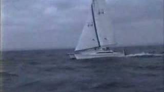 35ft Banshee catamaran sailing to windward [upl. by Nadeau]