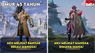 Percakapan Hero Berdasarkan Umur Hero mobile legend bahasa Indonesia  Dialog umur hero ml [upl. by Ihn]