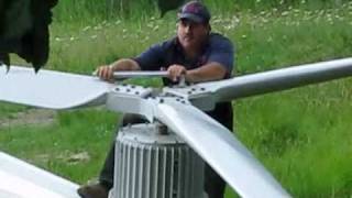 Making of a Redriven wind turbine Part 2awmv [upl. by Pronty]