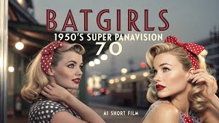 Batgirls  1950s Super Panavision 70  AI Short Film [upl. by Heiney43]