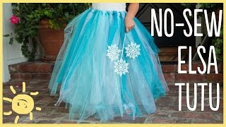 DIY  How to Make a NoSew Tutu Easy Halloween Costume [upl. by Lehcem982]