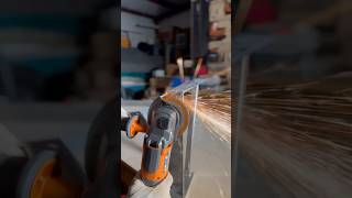 RIDGID Brushless 4 12” Angle Grinder welding ridgidtools teamridgid newtools grinding [upl. by Kcered466]