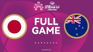 Japan v New Zealand  Full Basketball Game  FIBA U18 Womens Asia Cup 2024  Div A  Group Phase [upl. by Leiser]