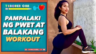 PAMPALAKI NG PWET AT BALAKANG  EASY WORKOUT FOR BEGINNERS [upl. by Llerod]