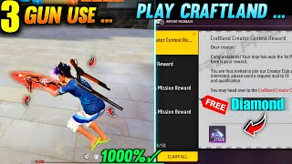 Claim Free Diamond in Craftland 😲 And Claim Unlimited Token New Event Free Fire [upl. by Pomfret]