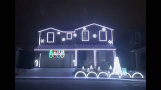 Clark Griswold Lights the House from our 2023 Christmas Lights Show [upl. by Toulon]