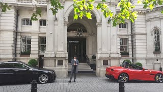 Luxury Langham Hotel and Beautiful Cavendish Square  London Architecture [upl. by Atteiram]