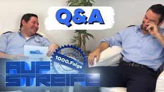 QampA mit Paul Richter und Stephan Sindera  1000 Folge Spezial  Auf Streife  SAT1 TV [upl. by Eille448]