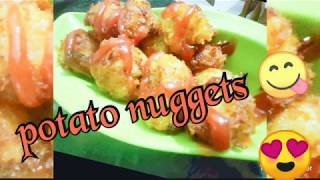 POTATO NUGGETS Easy And Mouth Melting RecipeLUCKNOWIZAIQA [upl. by Maje]