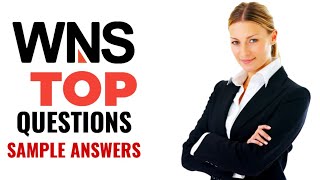 WNS hiring team interview questions with sample answers [upl. by Rovert]