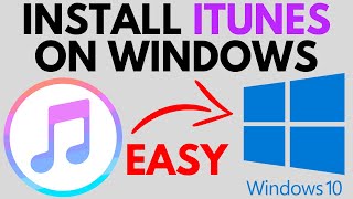 How to Download iTunes on Windows 10 PC or Laptop  2022 [upl. by Nnaylrebmik166]