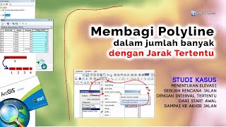 Cara Membagi Polyline dengan Jarak Tertentu pada ArcGIS [upl. by Shipp]