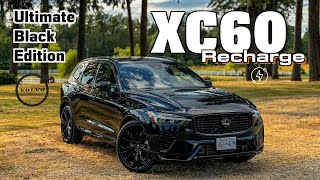 2024 Volvo XC60 T8 Recharge Ultimate Black Edition  Brawn and Beauty [upl. by Coop]