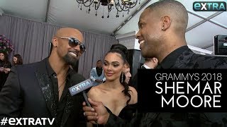 Shemar Moore Hits the Grammys with Famous Date — Who’s the Lucky Girl [upl. by Aivekahs342]