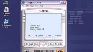 Setting the TN for Nortel 2050 softphone [upl. by Nadroj]