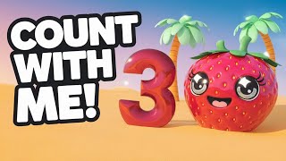 Learn to Count from 15 with Funny Fruits  Fruits Numbers Song  Nursery Rhymes [upl. by Htenaj770]