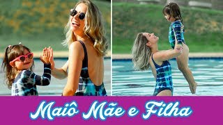 Maiô Mãe e Filha  tutorial tiedye [upl. by Ettennal]