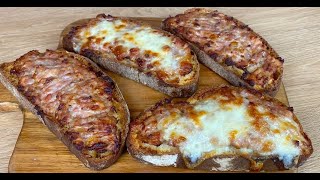 Bruschette con salsiccia lantipasto facile e gustoso per il pranzo di Pasqua [upl. by Narag]