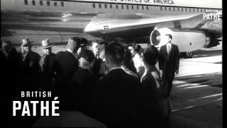 President Kennedy Arrives In Caracas 1962 [upl. by Vinaya]