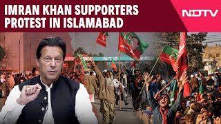 Pakistan News  Imran Khan Supporters Protest In Islamabad For His Release [upl. by Eiclud]