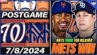 Mets TRADE For More Bullpen Help  Mets vs Nationals Postgame  Highlights  792024 [upl. by Airahs]