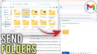 How to Send Folders through Gmail  Full Tutorial [upl. by Parnell869]