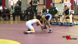 106 lbs2013 MOCO wrestling championship Mikey Macklin vs Kevin Cristobal [upl. by Wanyen]