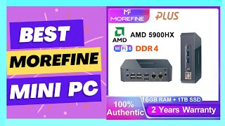 MOREFINE S500 AMD Ryzen Mini PC R9 5900HX R7 5625U Windows11 Pro [upl. by Ahsekad]