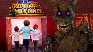 NEW PLAYING AS BURNTRAP IN FREDBEARS DINER  FNAF Killer in Purple Remastered [upl. by Dyol]