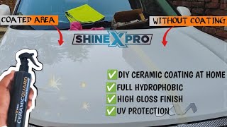 ceramic coating on car  ceramic coating is of no use athome shinexproceramiccar arunpanwar [upl. by Nasas]