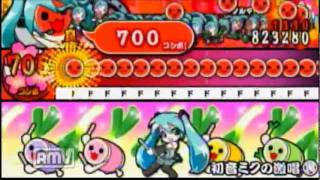 太鼓の達人ぽ～たぶるDX 初音ミクの激唱 裏譜面 [upl. by Nnahtur]