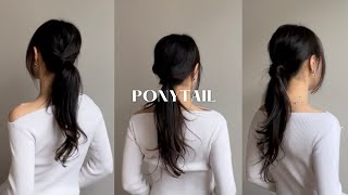 3 EASY LOW PONYTAIL HACKS [upl. by Libbie]