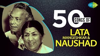 Top 50 songs of Lata Mangeshkar and Naushad  लता मंगेशकर amp नौशाद के 50 गाने  One stop Jukebox [upl. by Yi401]