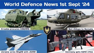 World Defence News  Ukraine arms Mig29s with JDAM Croatia procures Himars Germany procures new [upl. by Kinney]