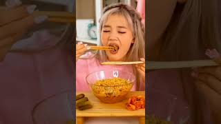 Kika Kim asmr 💗 tags fancam eating kikakim asmr foods [upl. by Nanahs]