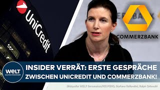 BÖRSE Insider packt aus Commerzbank in Gesprächen mit Unicredit  Aktie geht ins leichte Plus [upl. by Pleione364]