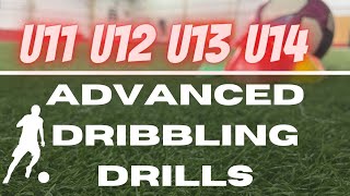 Dribbling Drills For U11 U12 U13 amp U14 FootballSoccer 2021 [upl. by Brunhild]