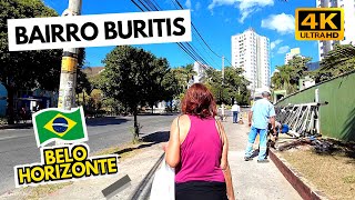 Andando no Buritis  Belo Horizonte Brasil・4K 2021 [upl. by Ecnatsnok]