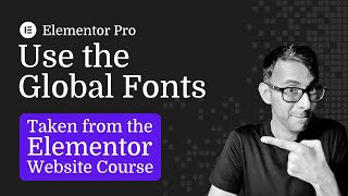 Elementor Global Fonts [upl. by Grantham]