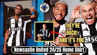 THEYRE BACK Newcastle United 2425 Home Shirt with adidas is FIRE [upl. by Niamert784]