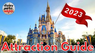 Magic Kingdom ATTRACTION GUIDE  2023  All Rides  Shows  Walt Disney World [upl. by Isabelle925]