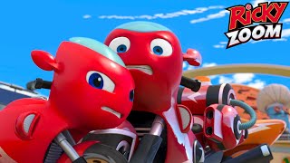 Bike Wash  Full Episode  Ricky Zoom  Cartoons for Kids  Ultimate Rescue Motorbikes for Kids [upl. by Marlee]